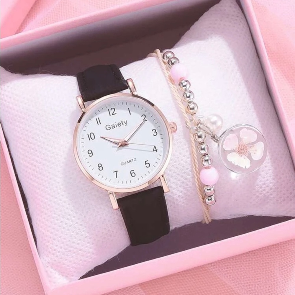 Watch and bracelet set